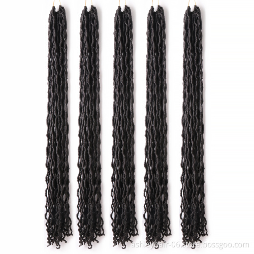 Julianna 36Inch Hot Quality Cheap Price Fashionable Synthetic Wholesale Goddess Faux Locs Crochet 36Inch Gypsy Locs Hair